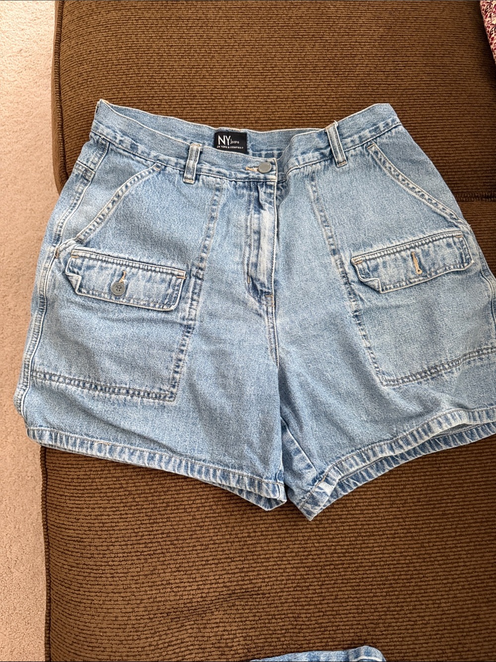 Jean shorts 100% cotton